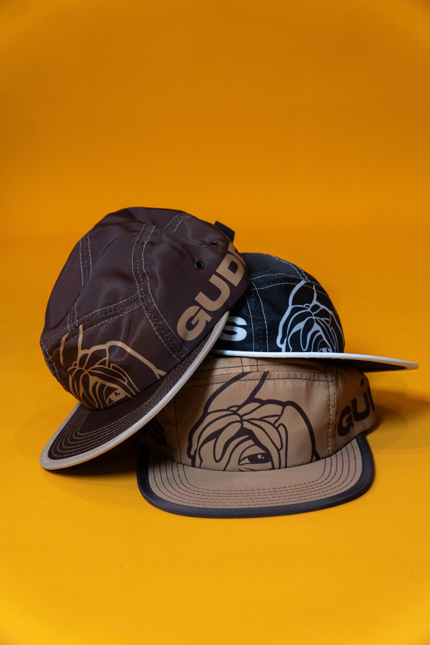 GUDDS - "BIG FACE LOGO" 5 PANEL CAP