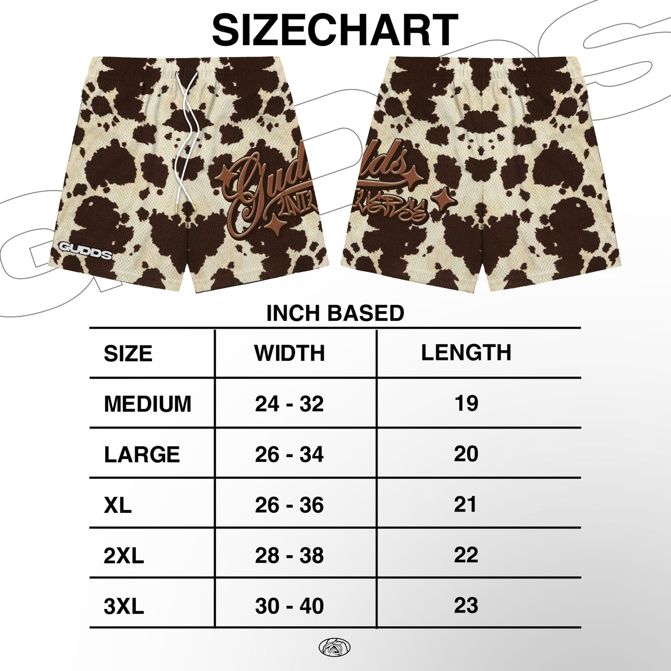 GUDDS UNIVERSE - “MESHY BOTTOMS” MESH SHORTS