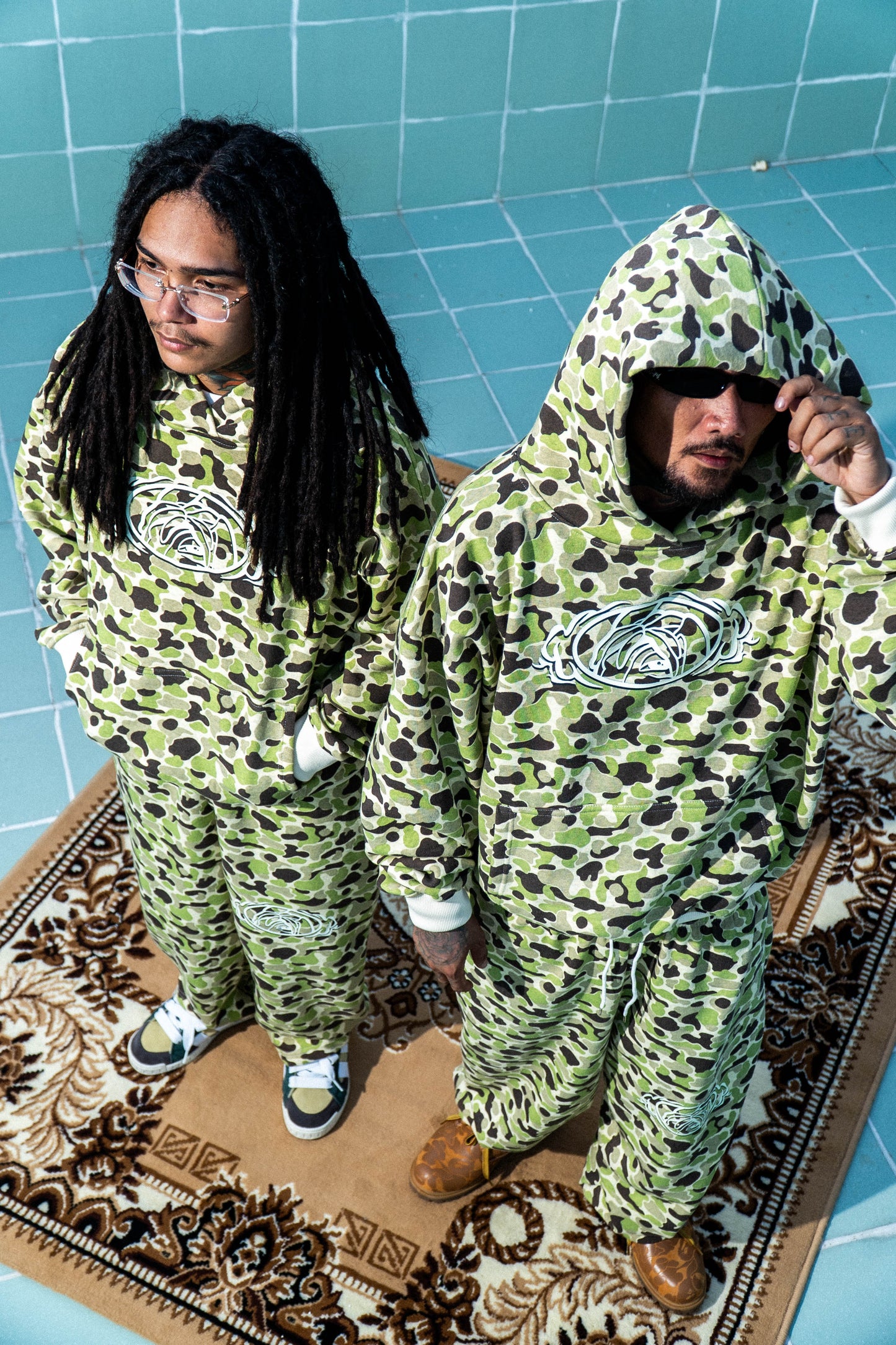 GUDDS "EXCLUSIVE CLUB" VIBRANT CAMO HOODIE