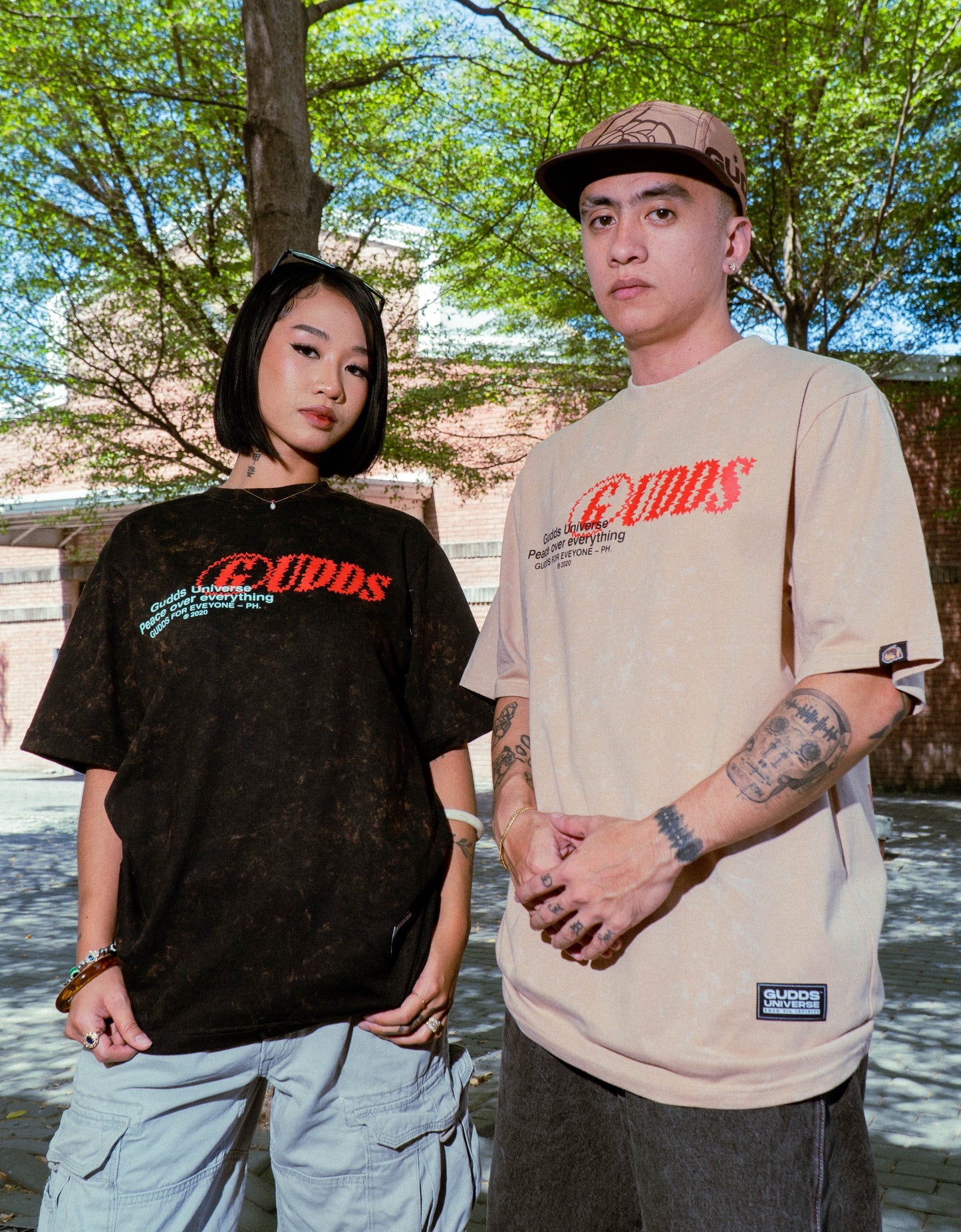 GUDDS - "FADE AND RESTART" ACID WASH TEE