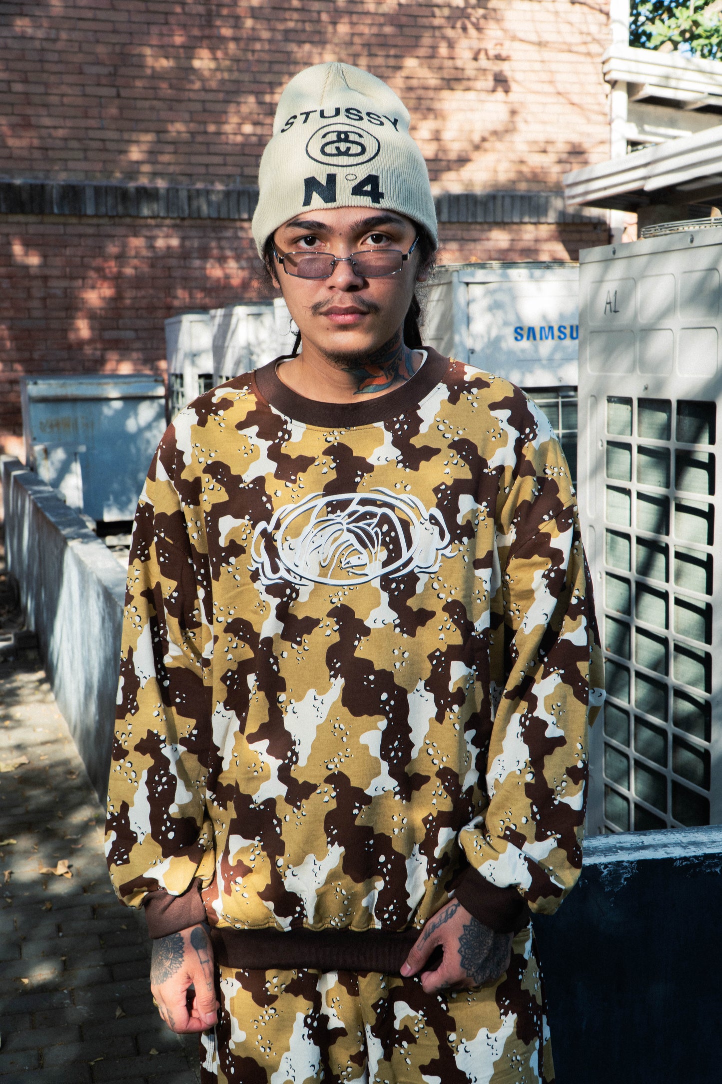GUDDS - "EXCLUSIVE TOFFEE" CAMO (CREWNECK)