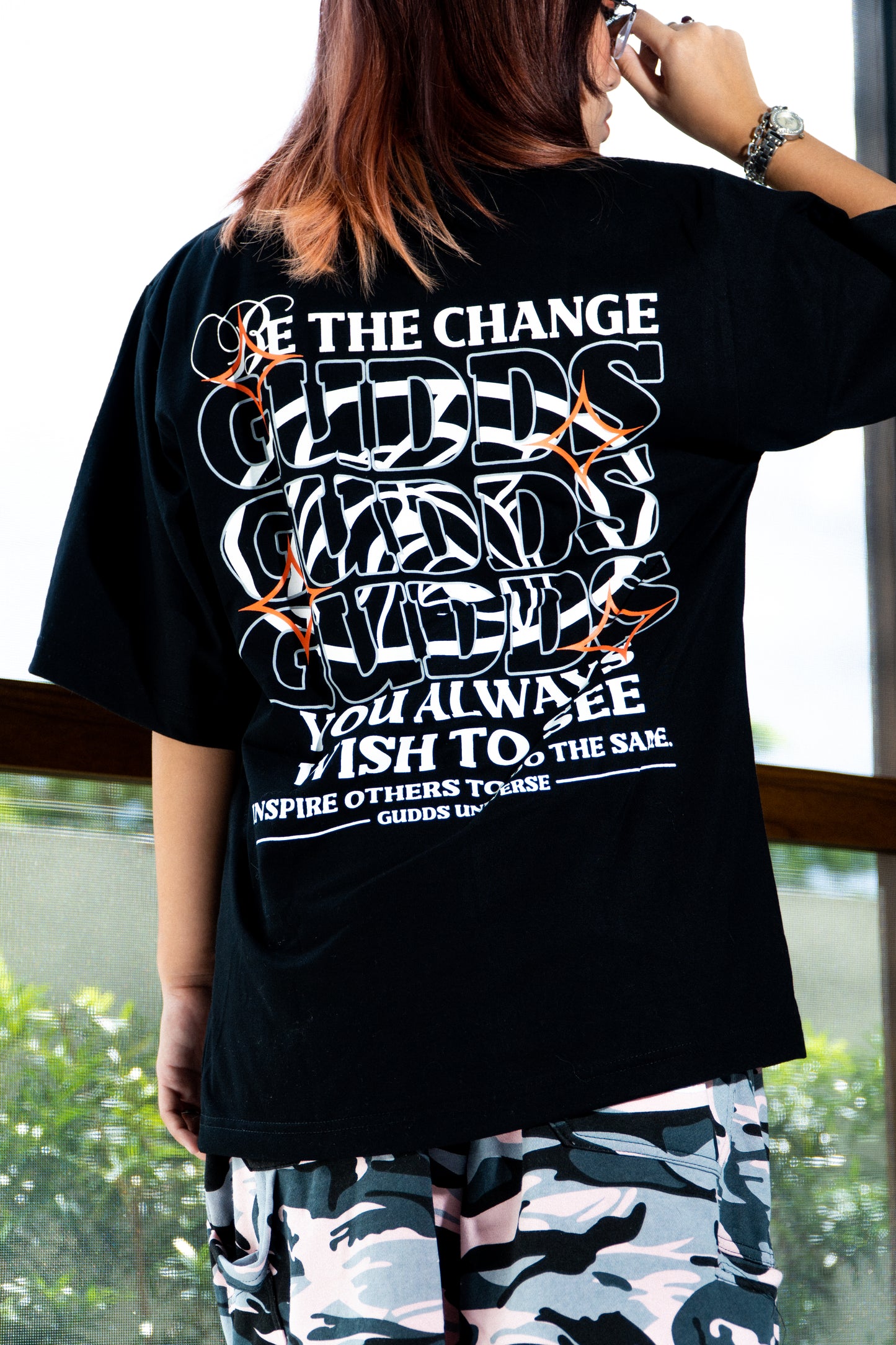 GUDDS UNIVERSE - “BE THE CHANGE” GRAPHIC TEE