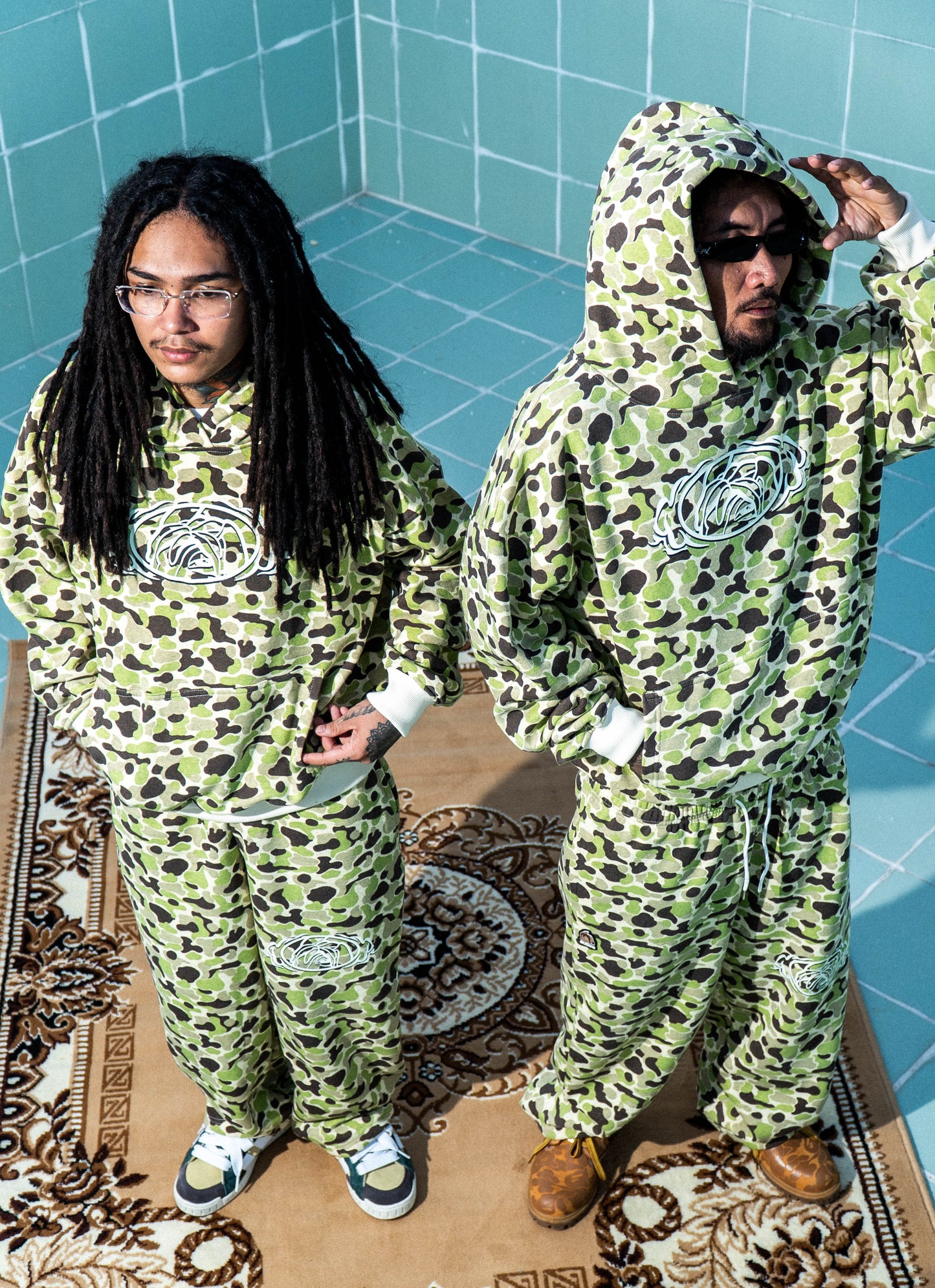 GUDDS "EXCLUSIVE CLUB" VIBRANT CAMO HOODIE
