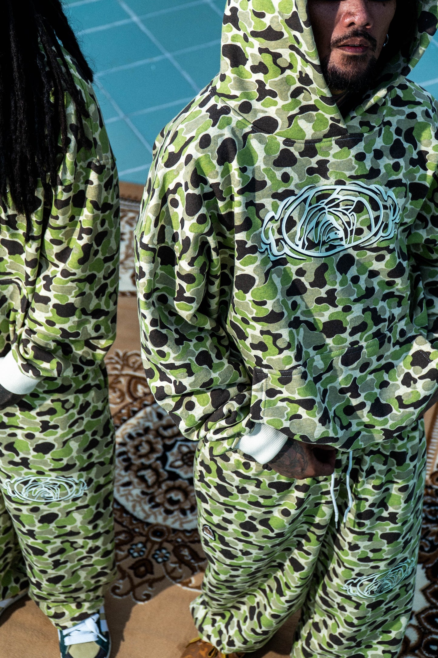GUDDS "EXCLUSIVE CLUB" VIBRANT CAMO HOODIE
