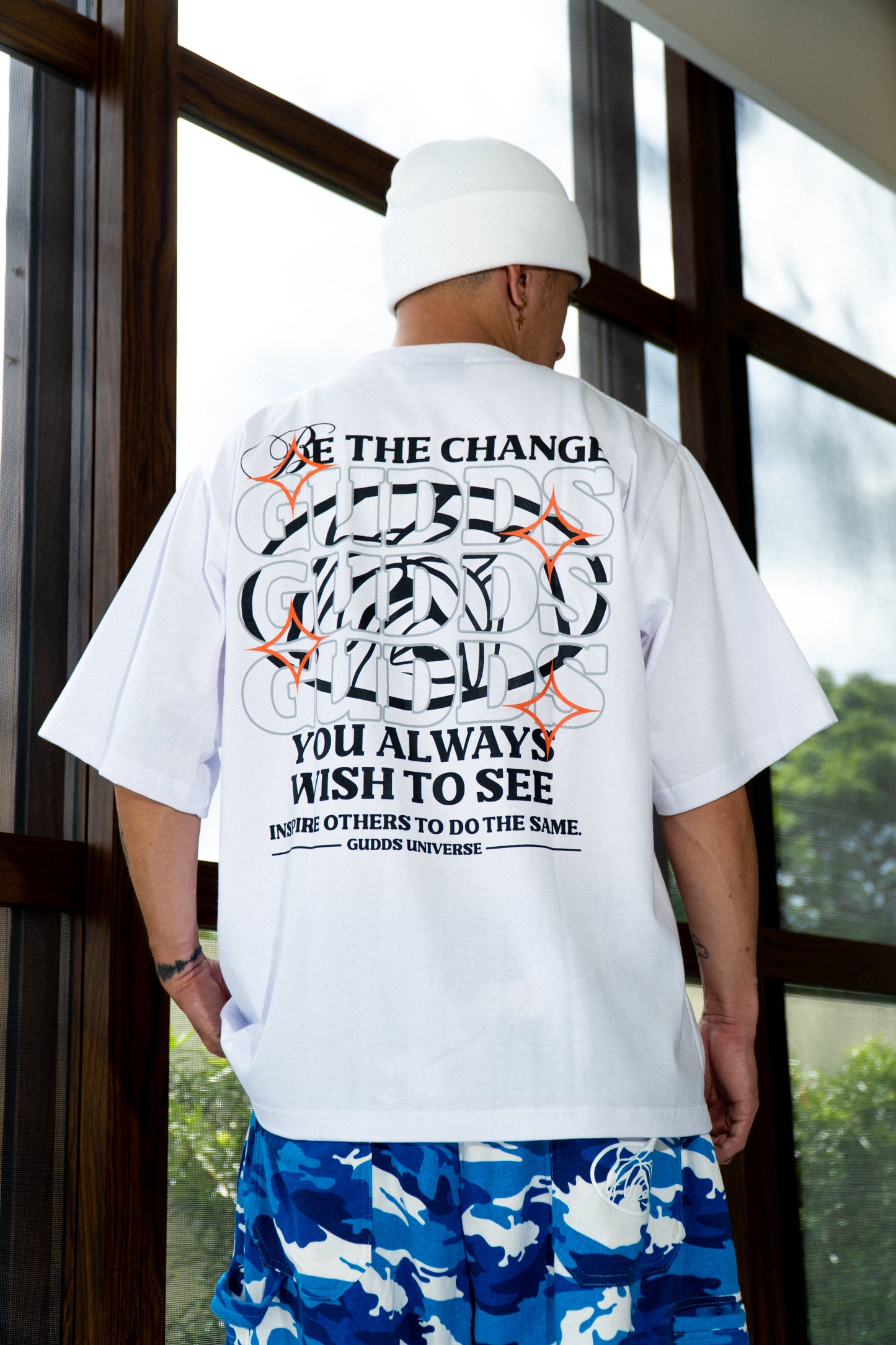 GUDDS UNIVERSE - “BE THE CHANGE” GRAPHIC TEE