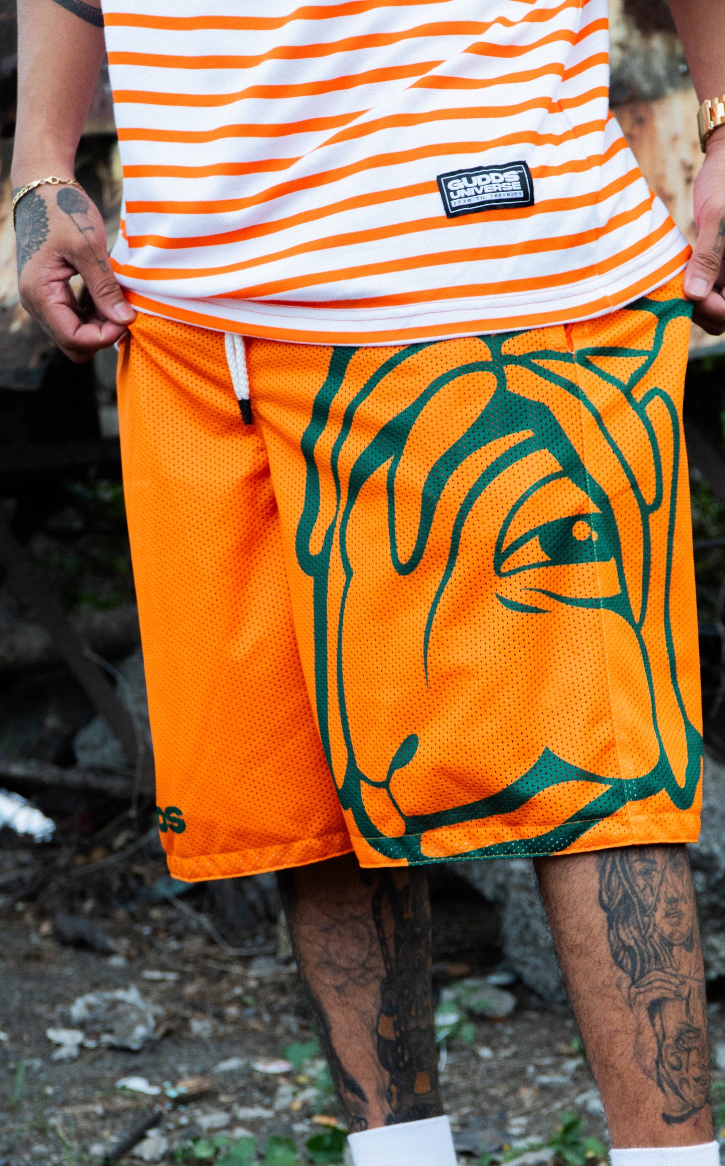 GUDDS "BIG HEAD" OG LOGO MESH SHORT