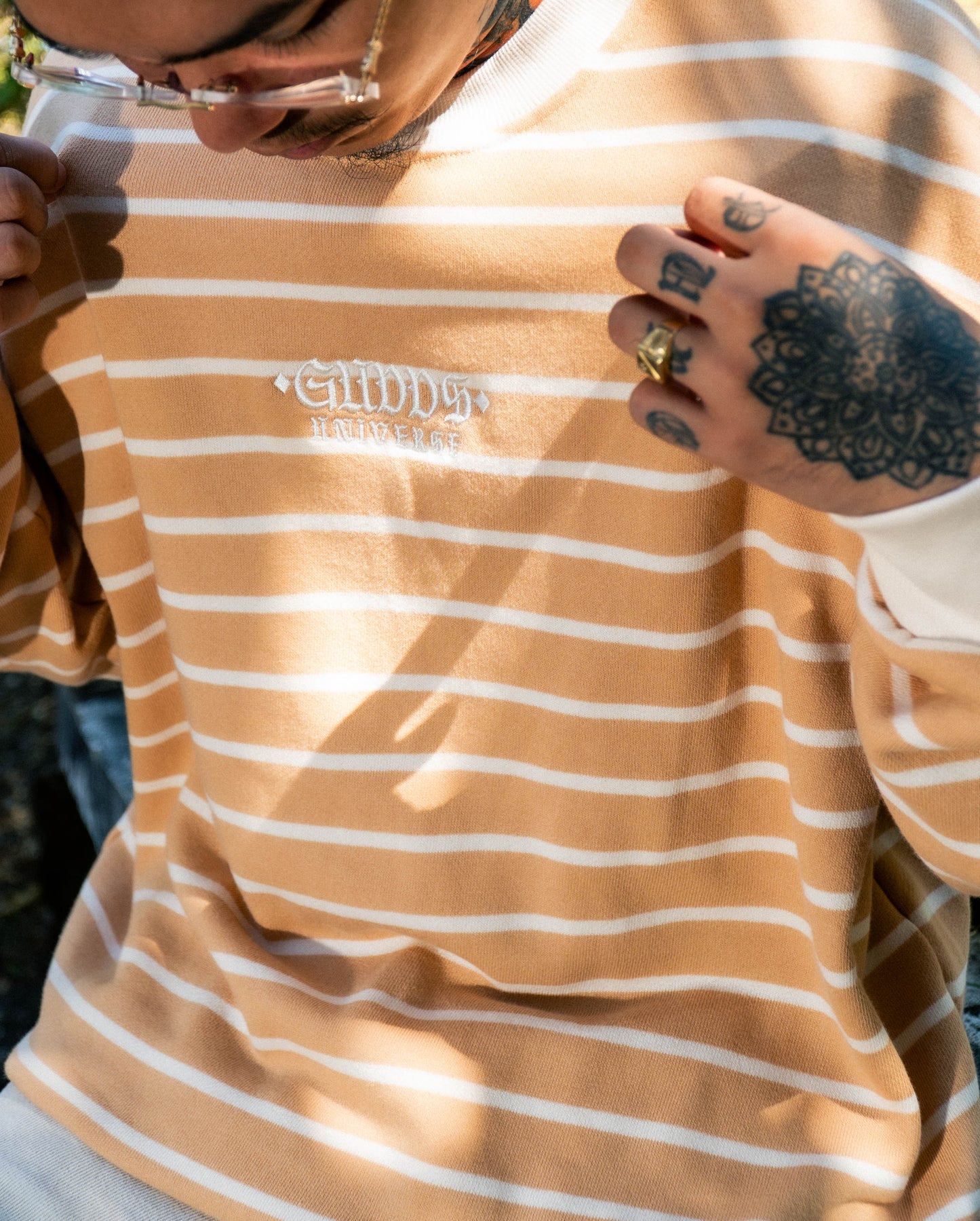 GUDDS "STRIPE SERIES" CREWNECK
