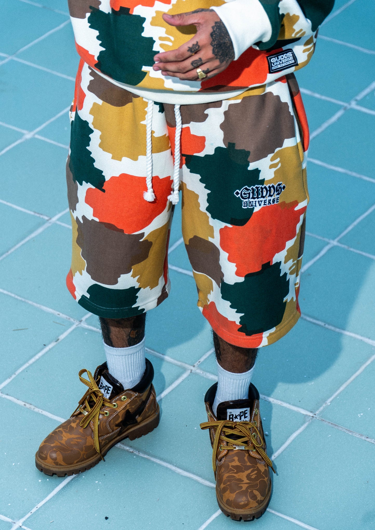 GUDDS "BRUSH CAMO" SWEATSHORT