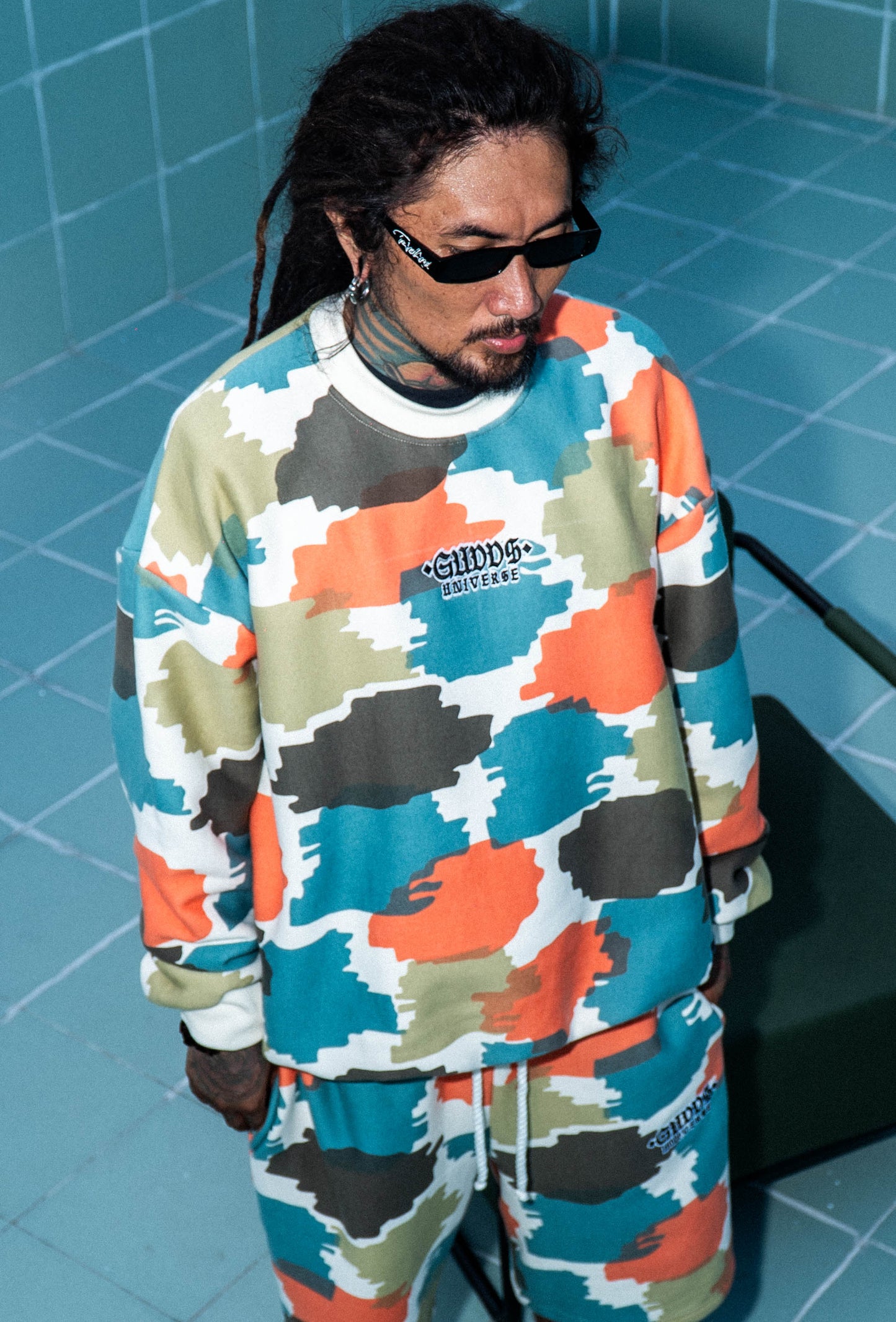 GUDDS "BRUSH CAMO" SWEATSHORT