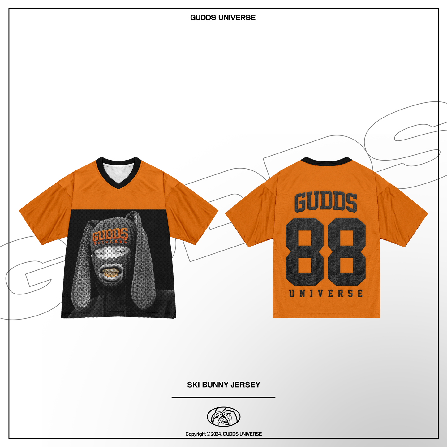 GUDDS UNIVERSE "SKI BUNNY JERSEY" BOXY FIT