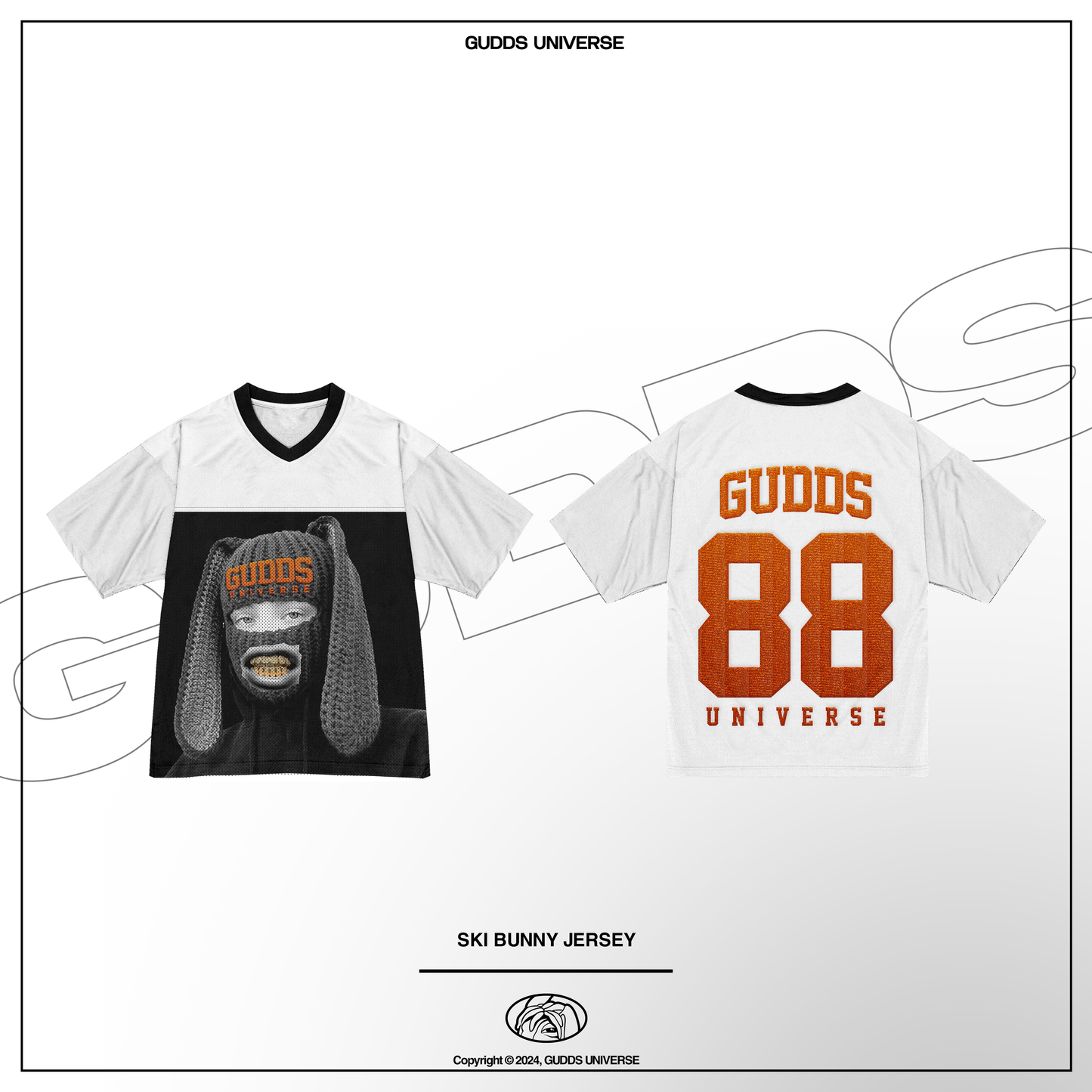 GUDDS UNIVERSE "SKI BUNNY JERSEY" BOXY FIT