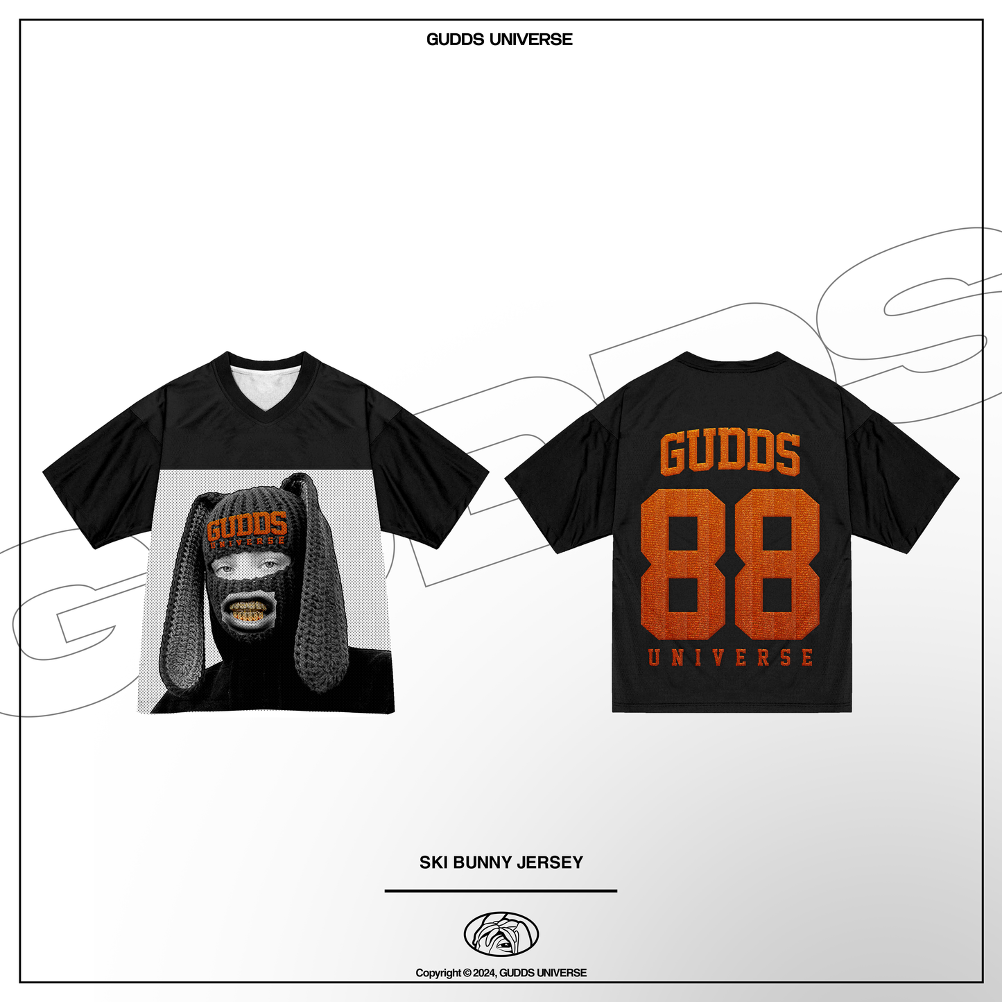 GUDDS UNIVERSE "SKI BUNNY JERSEY" BOXY FIT