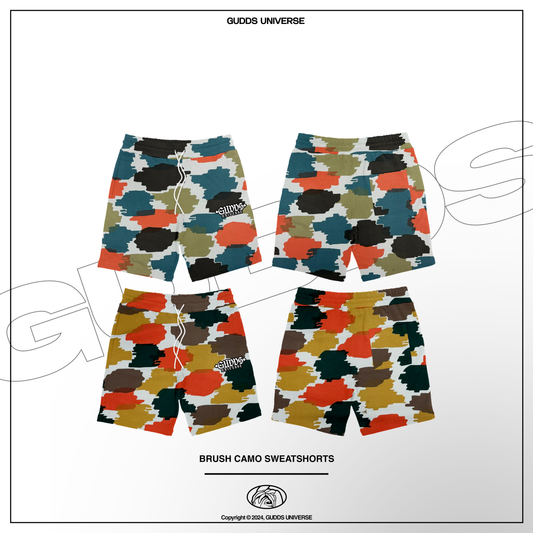 GUDDS "BRUSH CAMO" SWEATSHORT