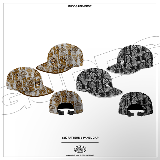 GUDDS UNIVERSE - "Y2K PATTERN" 5 PANNEL CAP