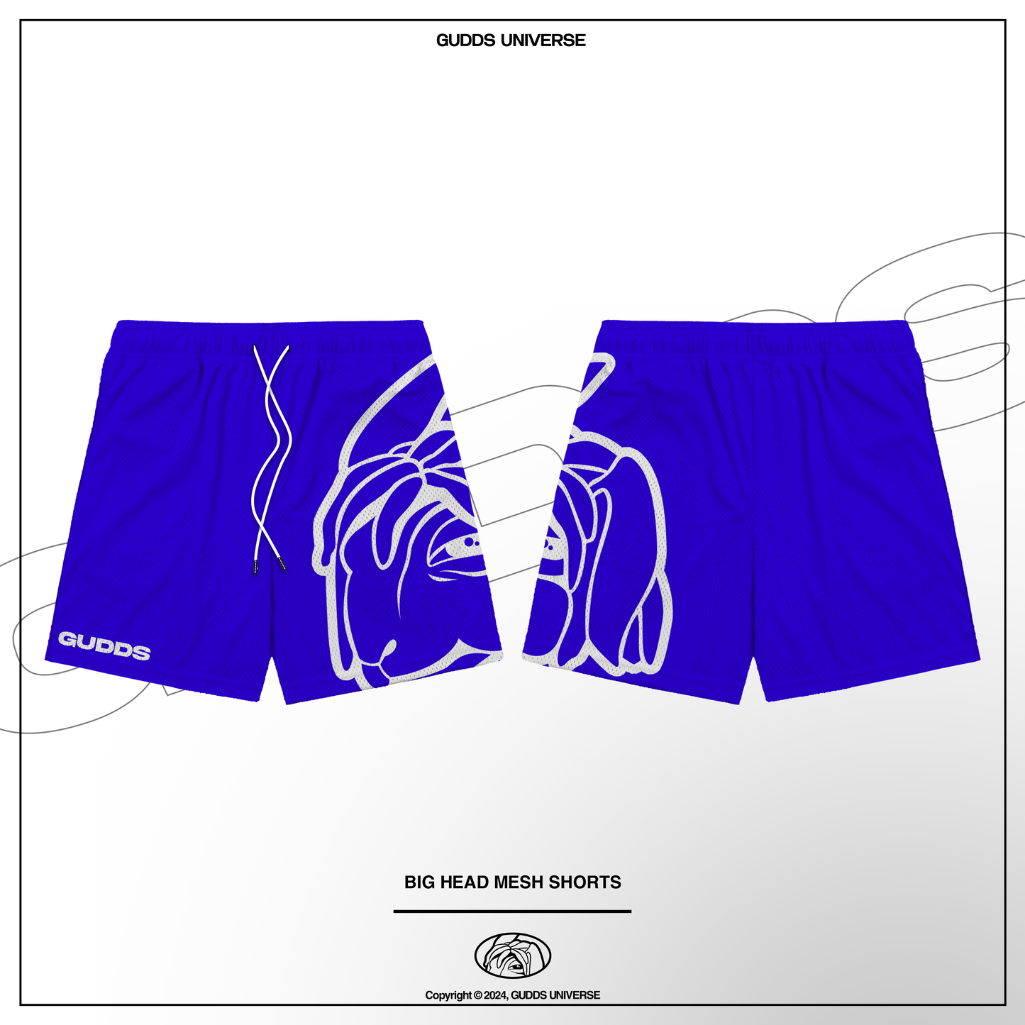 GUDDS "BIG HEAD" OG LOGO MESH SHORT
