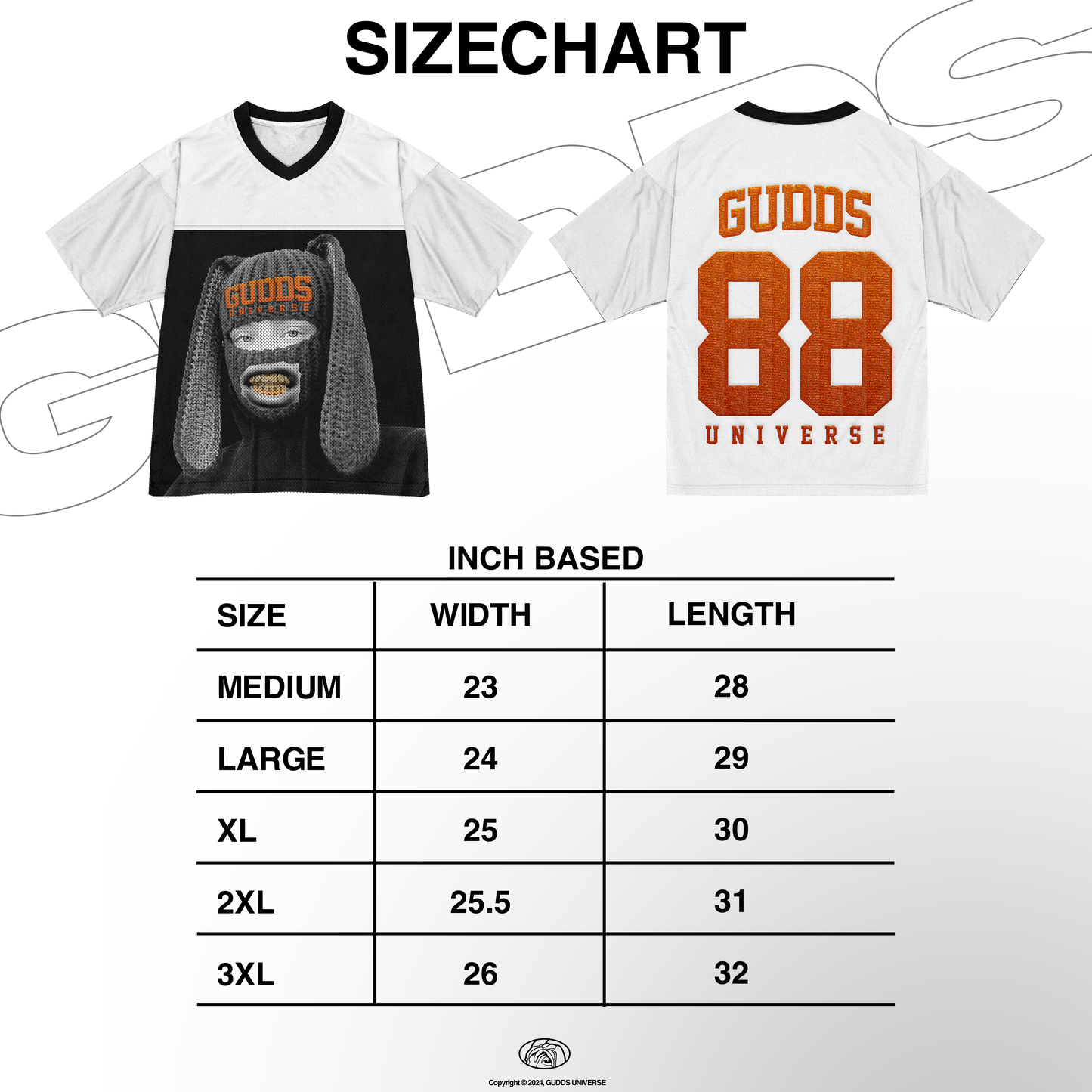 GUDDS UNIVERSE "SKI BUNNY JERSEY" BOXY FIT