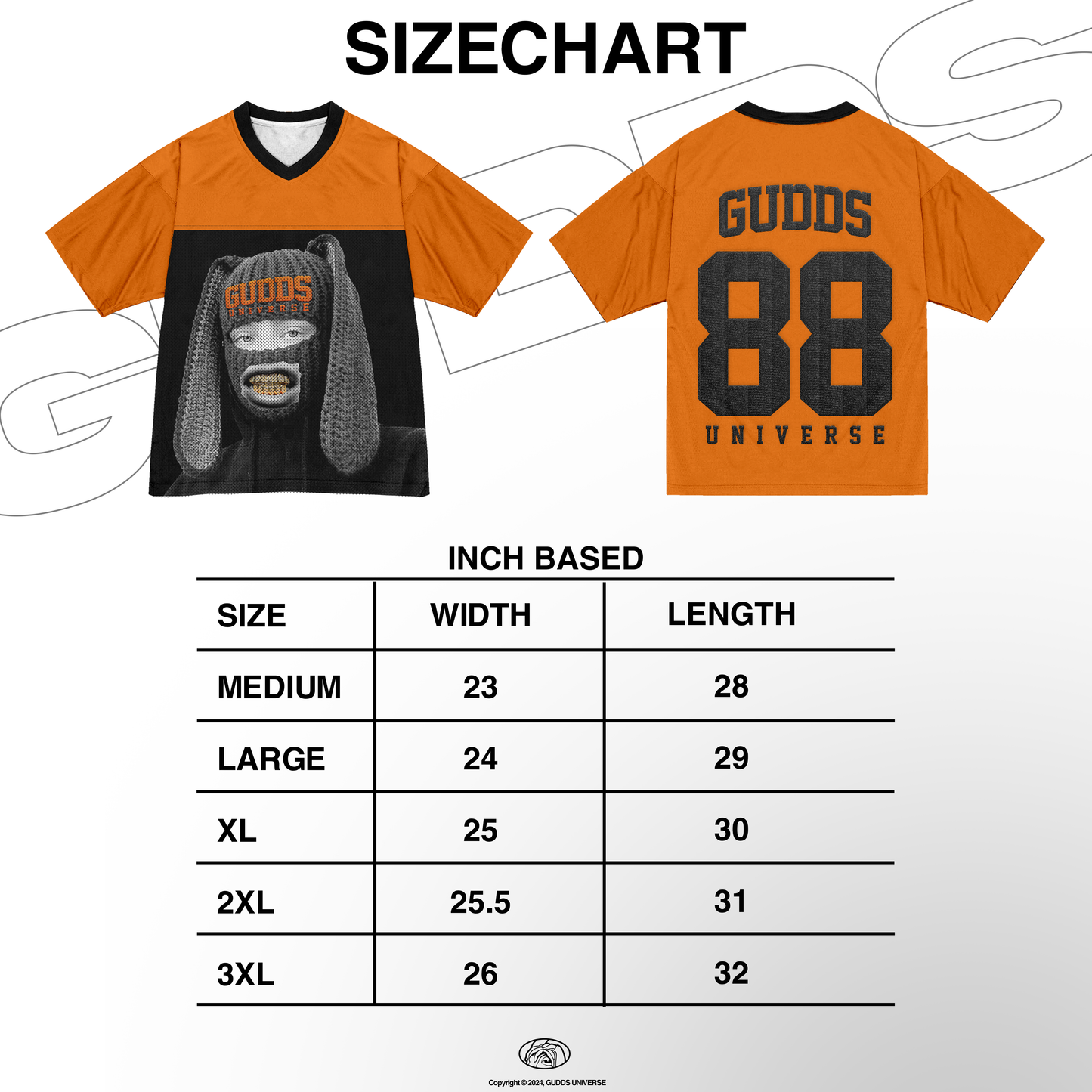 GUDDS UNIVERSE "SKI BUNNY JERSEY" BOXY FIT