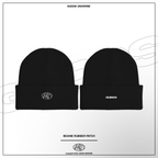 “RUBBER PATCH” BEANIE WITH OVAL LOGO