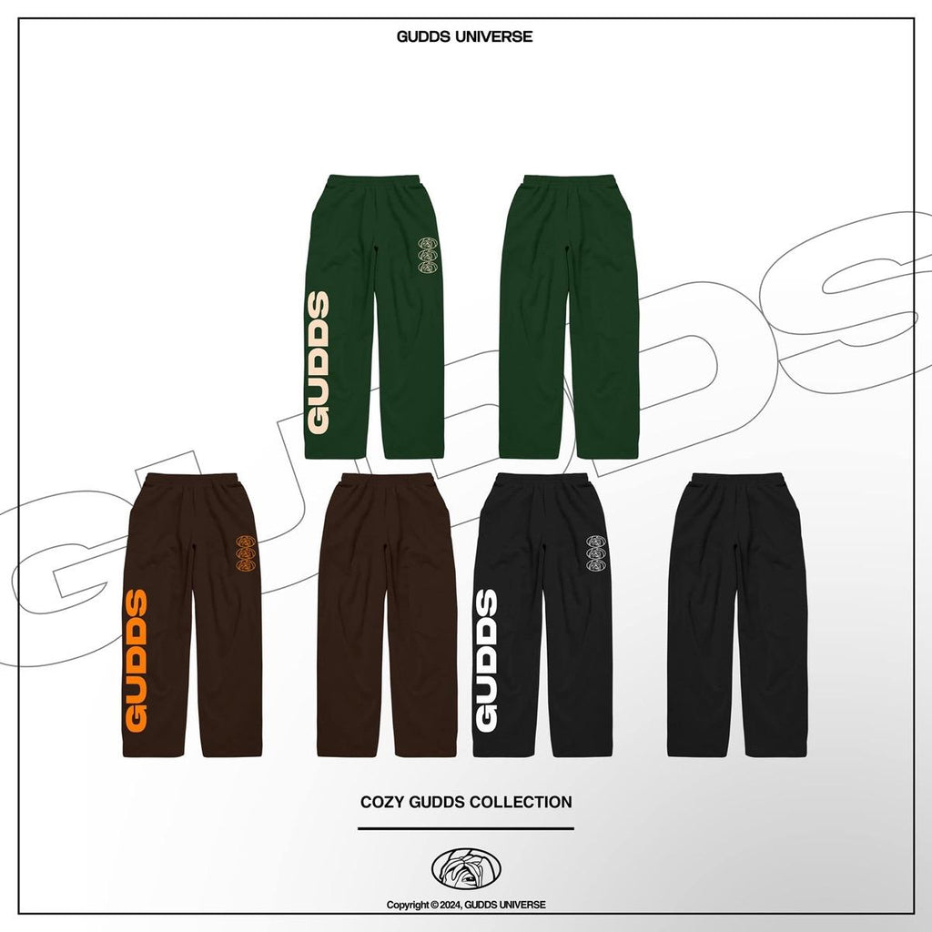 GUDDS UNIVERSE "COZY" BAGGY SWEATPANTS
