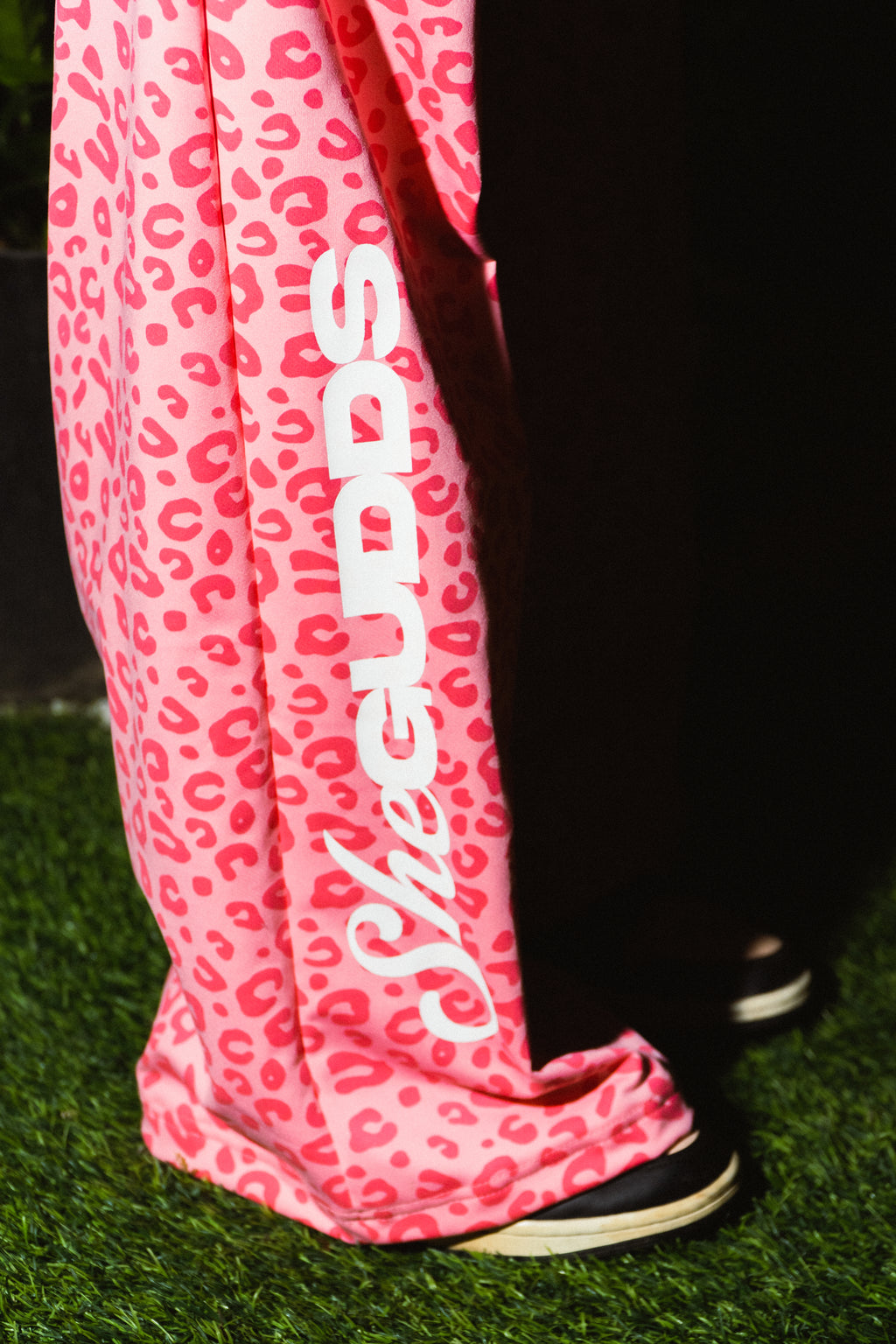 SheGUDDS - “PINK PANTHER” COUTURE BAGGY PANTS
