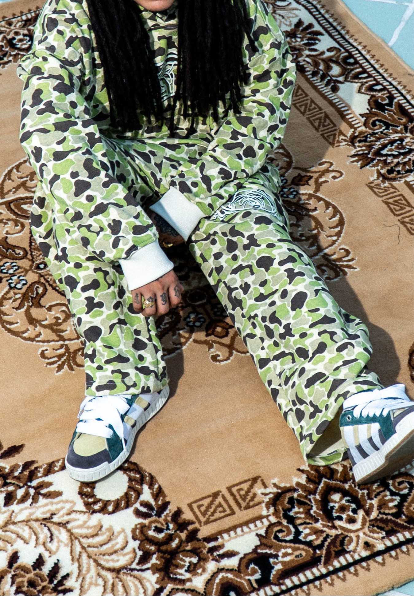 GUDDS "EXCLUSIVE CAMOU" VIBRANT DUCK CAMOU SWEATPANTS