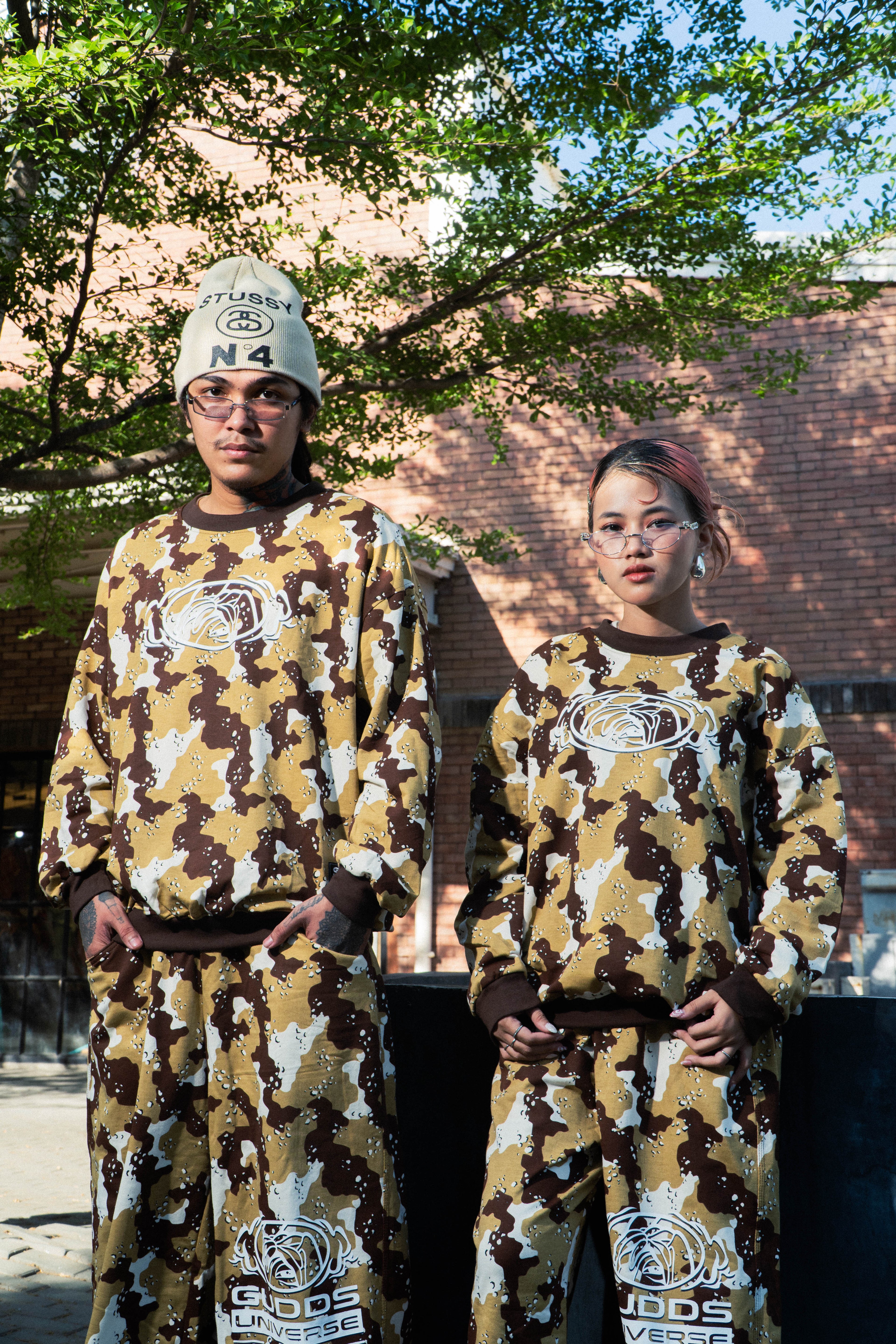 GUDDS - "EXCLUSIVE TOFFEE" CAMO (CREWNECK)