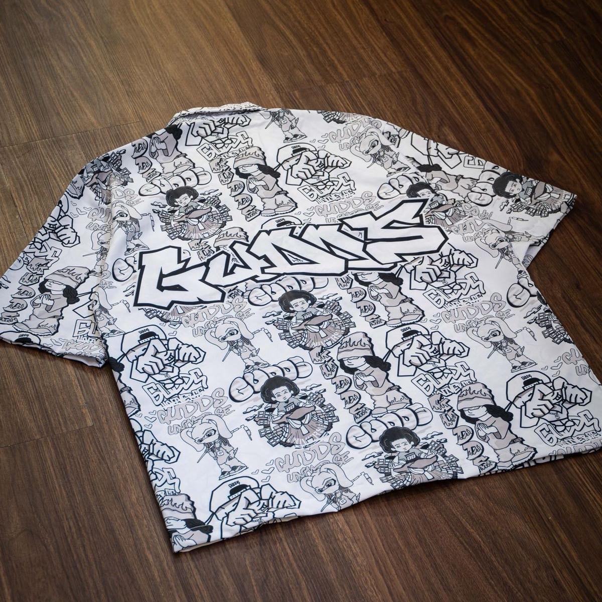 GUDDS UNIVERSE - "BUTTONDOWN" - AOP POLO