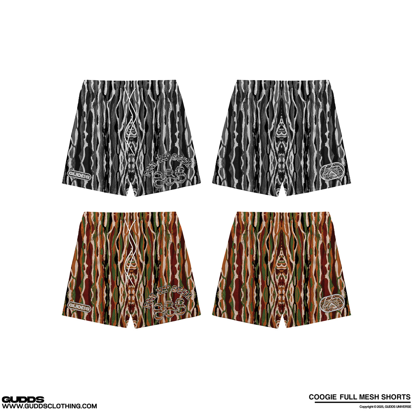 “COOGI” FULL MESH SHORTS