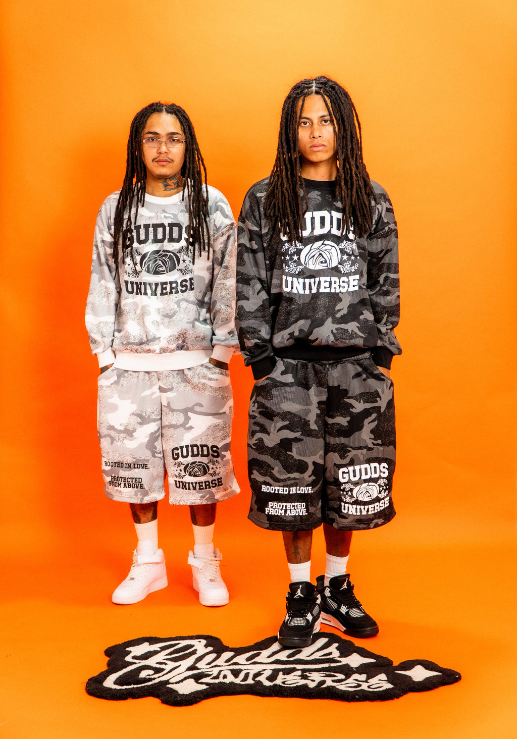“LUX CAMO” SWEAT SHORTS