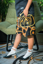 “888 KARAT” MESH SHORT