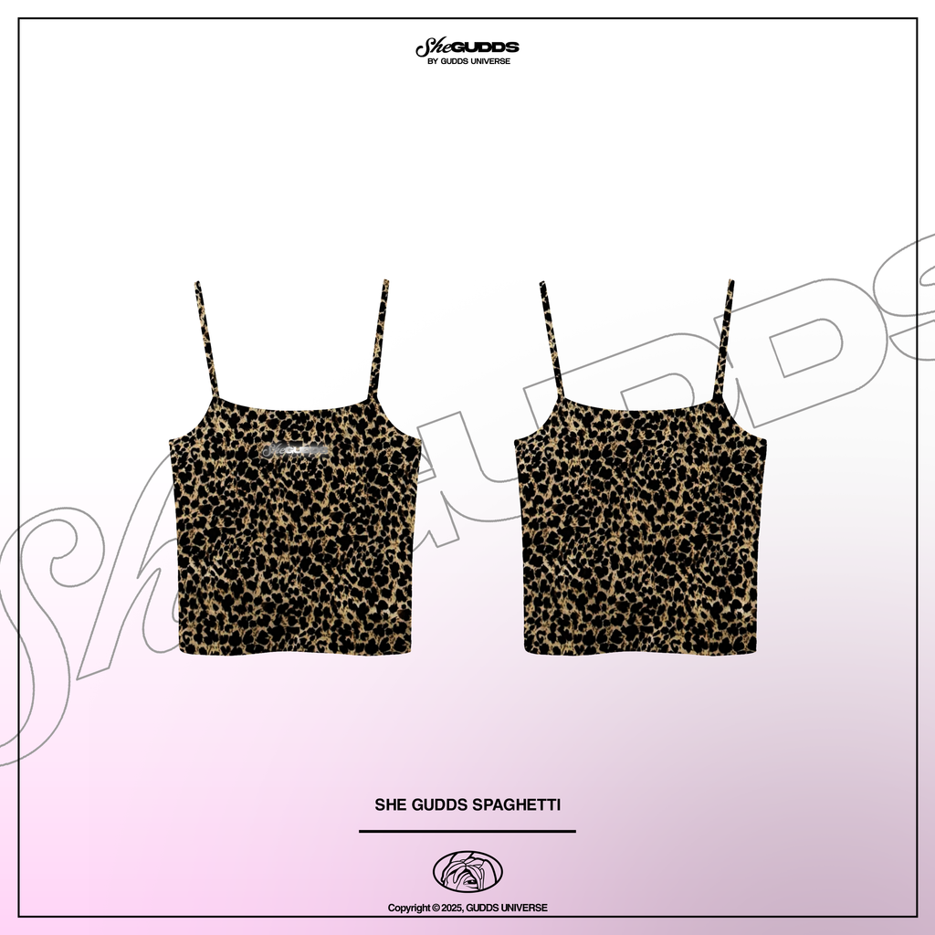 SheGUDDS - “SPAGHETTI” LEOPARD SANDO TUBE