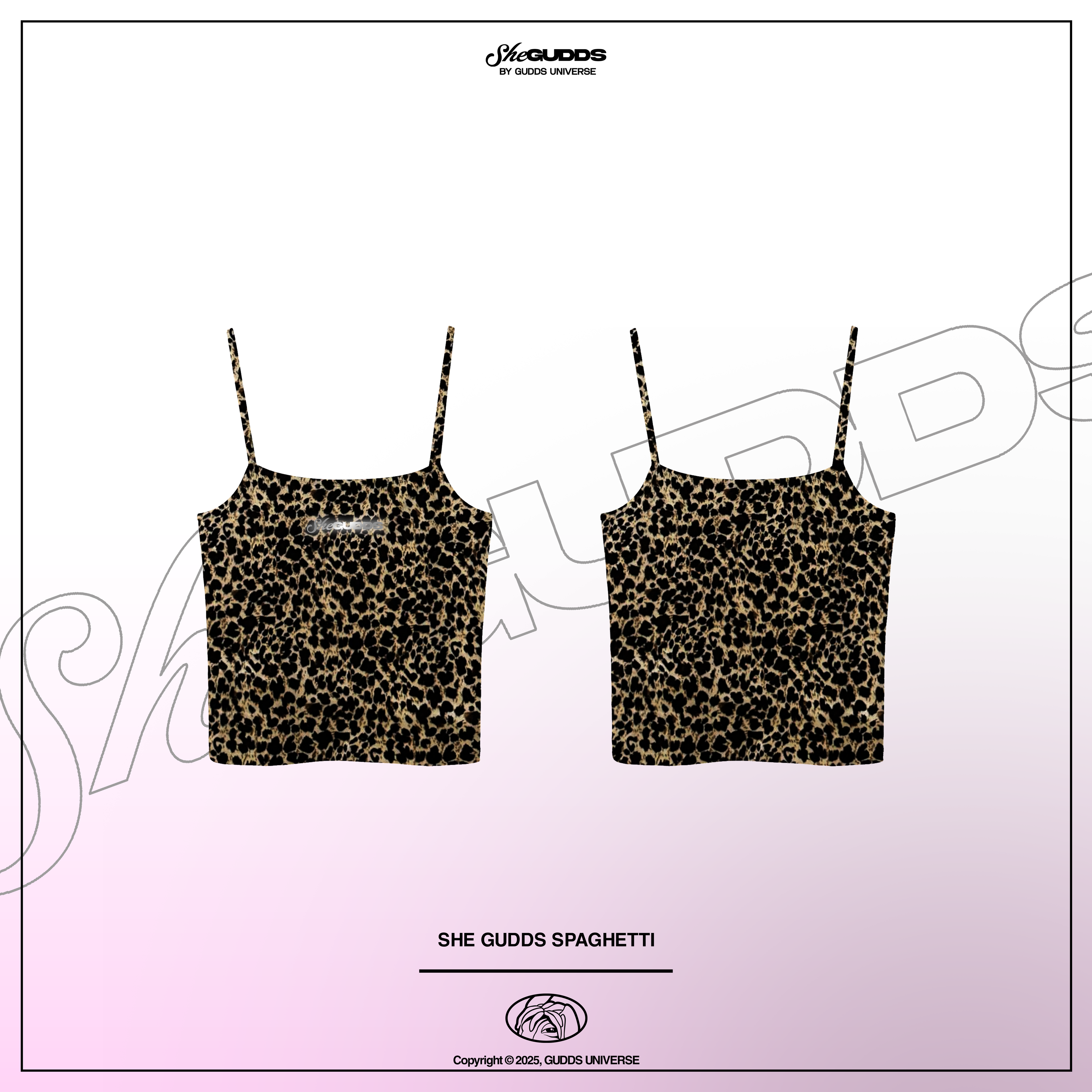 SheGUDDS - “SPAGHETTI” LEOPARD SANDO TUBE