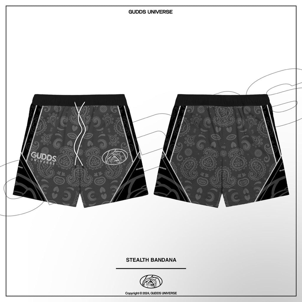 “STEALTH BANDANA" MESH SHORT