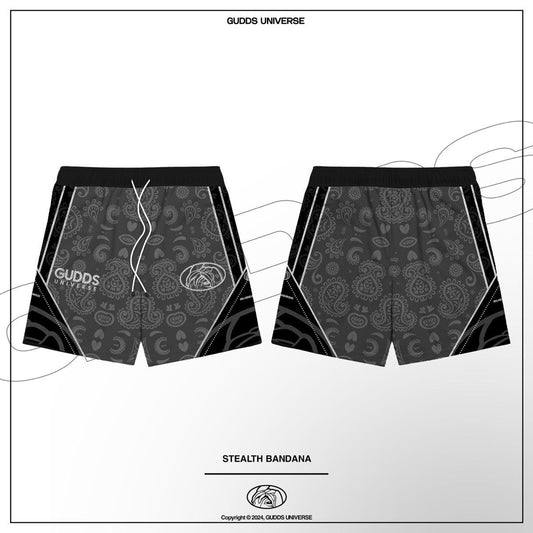 GUDDS UNIVERSE - "STEALTH BANDANA" MESH SHORT