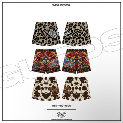 GUDDS UNIVERSE - “MESHY BOTTOMS” MESH SHORTS