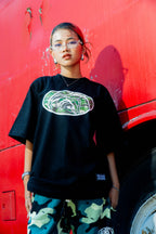 GUDDS - "OVAL CAMO" TEE (NEVER NOT MOVING)