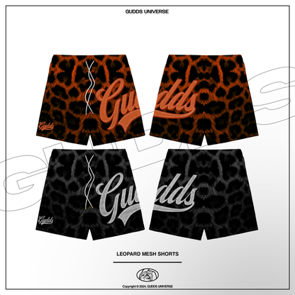 GUDDS UNIVERSE - “LEOPARD” MESH SHORTS
