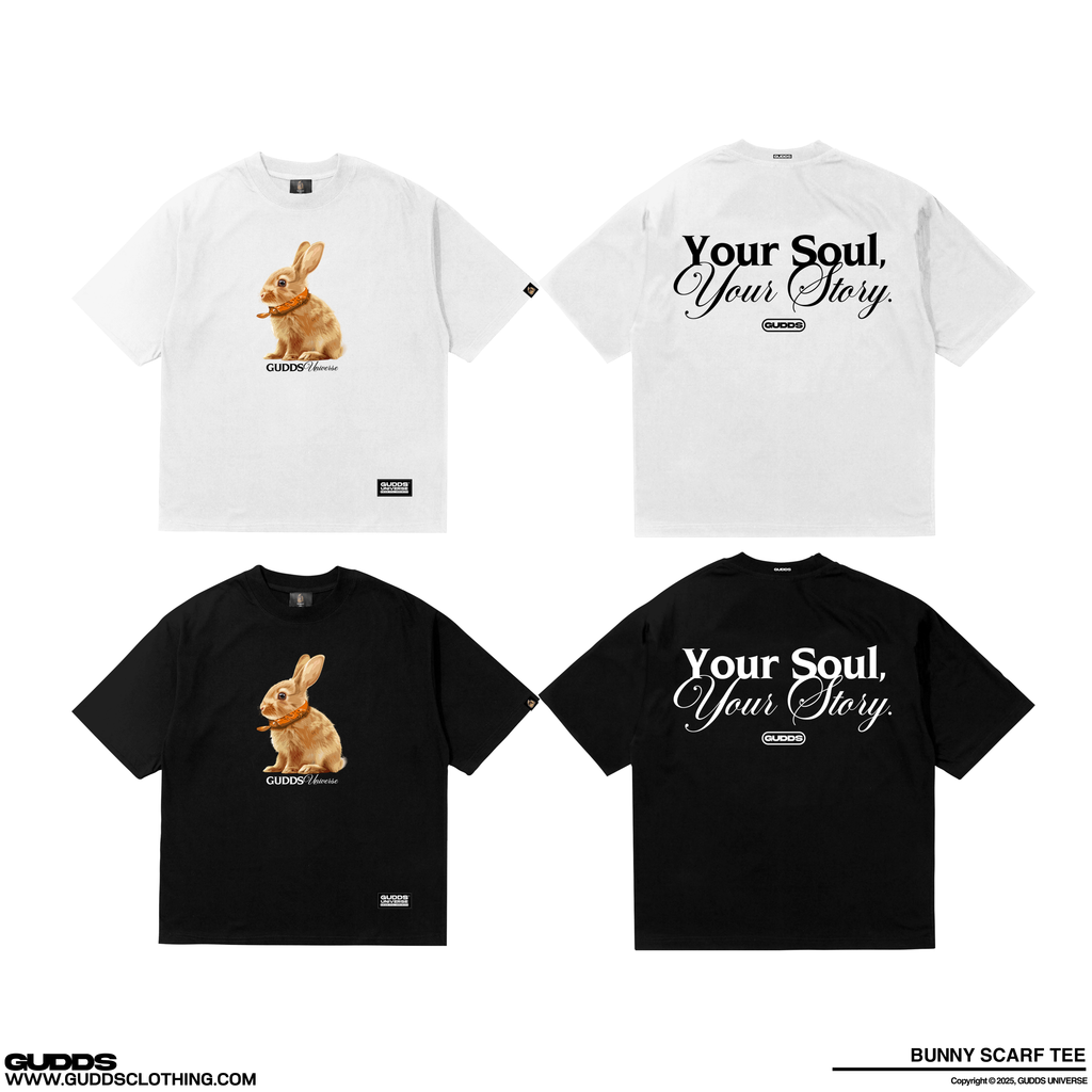 “BUNNY SCARF” GRAPHIC TEE