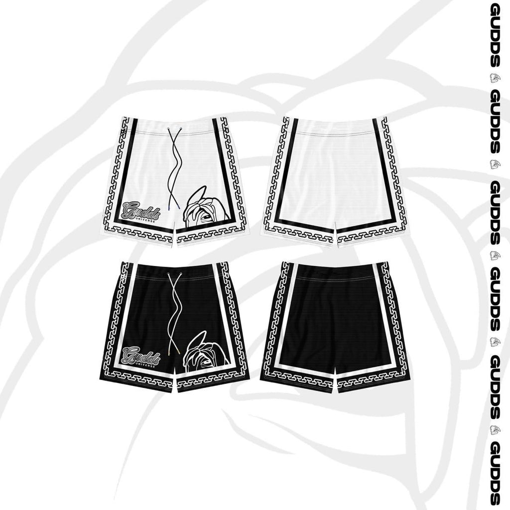GUDDS "BNW CHAIN" SILKY SHORT