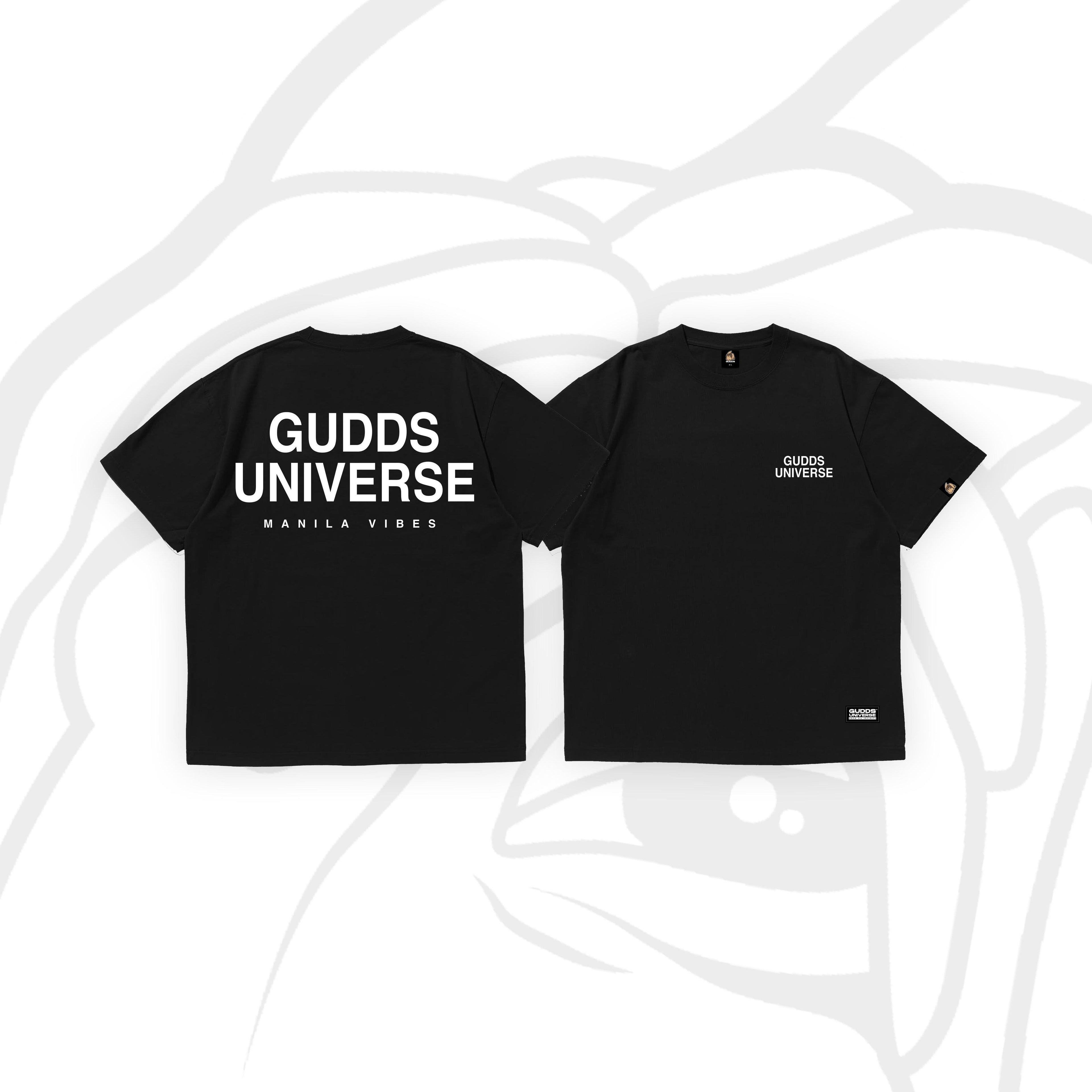 “MANILA VIBES” MINIMAL BLACK TEE