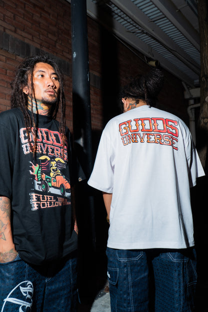 GUDDS UNIVERSE - "CARROT CART" - GRAPHIC TEE