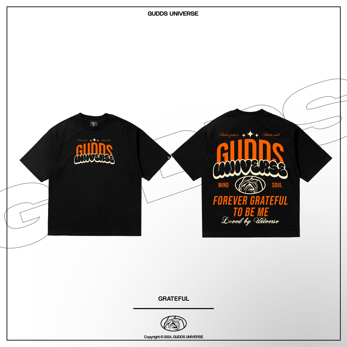 GUDDS UNIVERSE - “GRATEFUL” GRAPHIC TEE