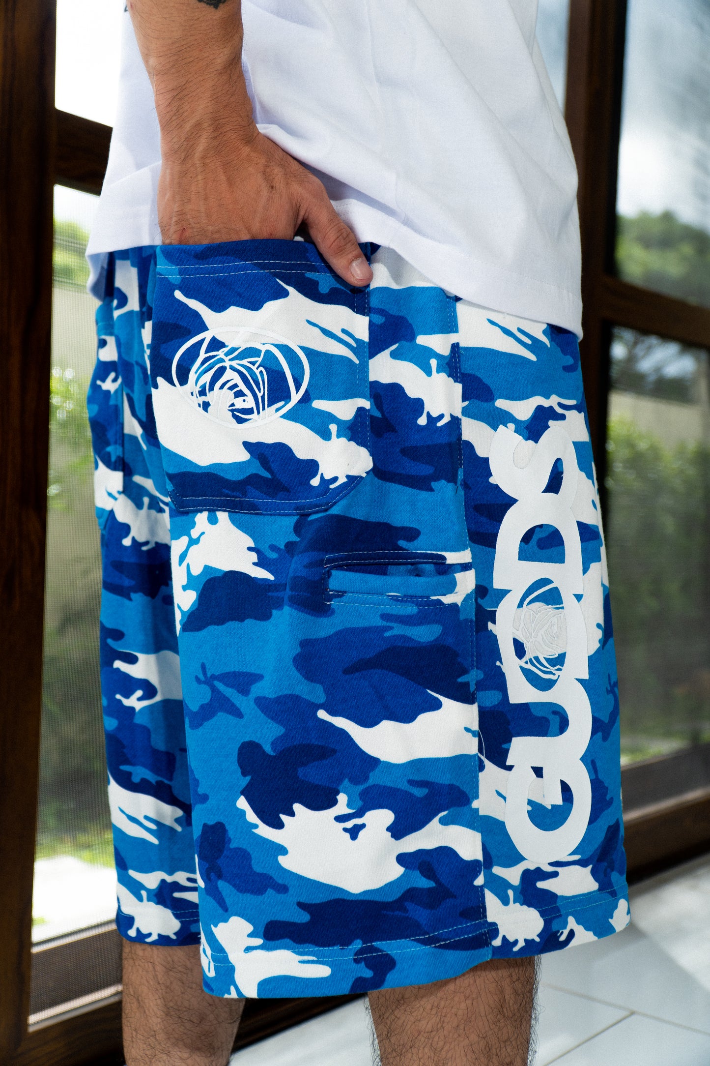GUDDS UNIVERSE - “CAMO” CARPENTER SWEATJORTS