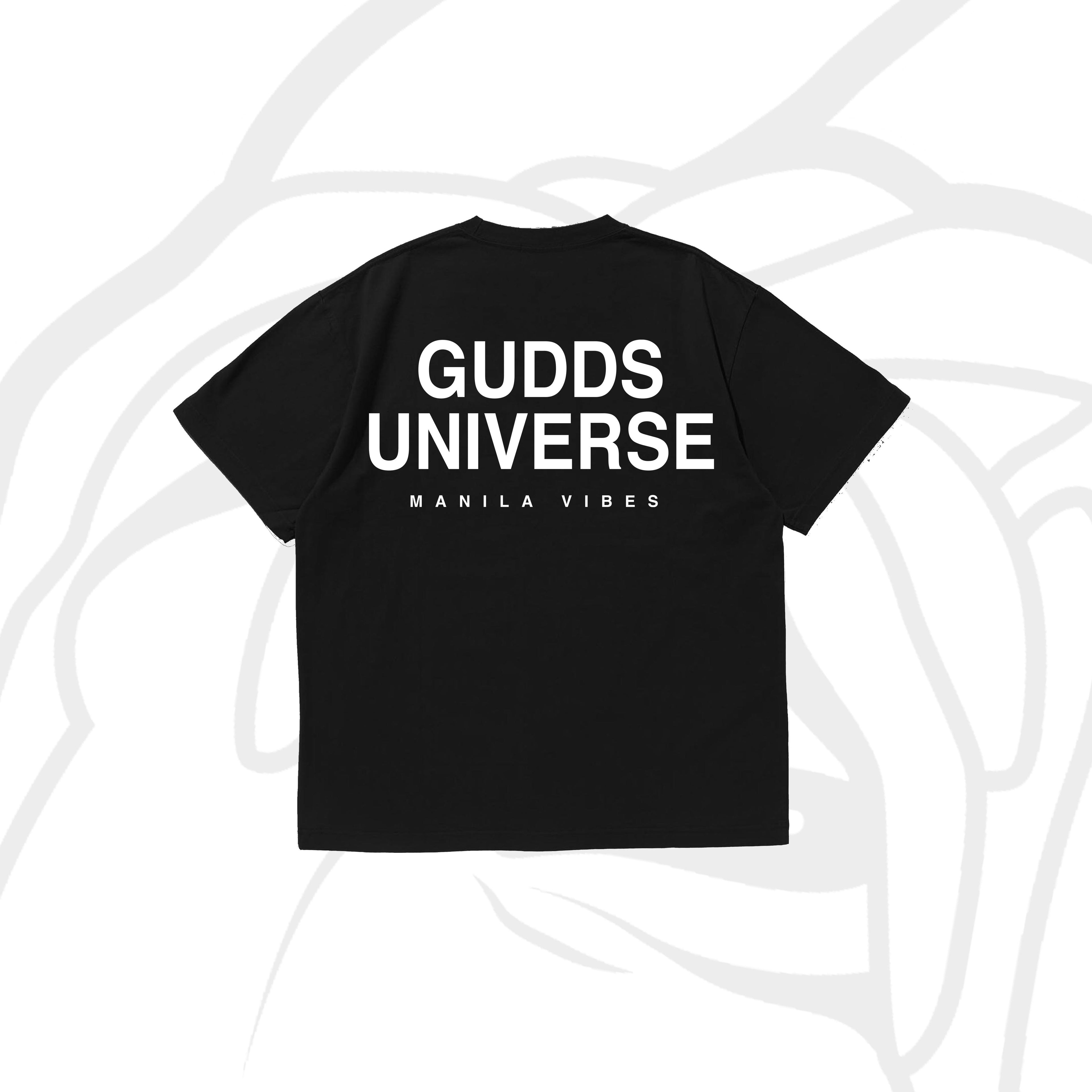 “MANILA VIBES” MINIMAL BLACK TEE