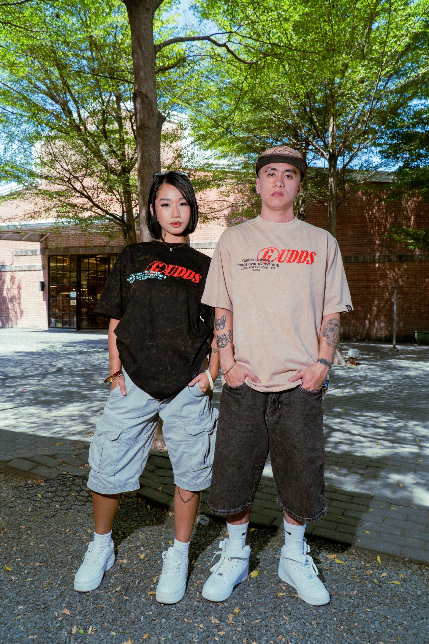 GUDDS - "FADE AND RESTART" ACID WASH TEE