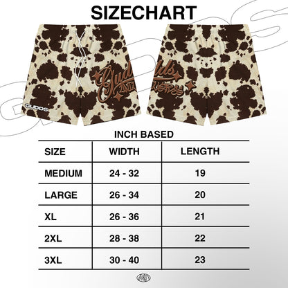 GUDDS UNIVERSE - “MESHY BOTTOMS” MESH SHORTS