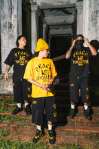 “PEACE IS WEALTH” GRAPHIC TEE
