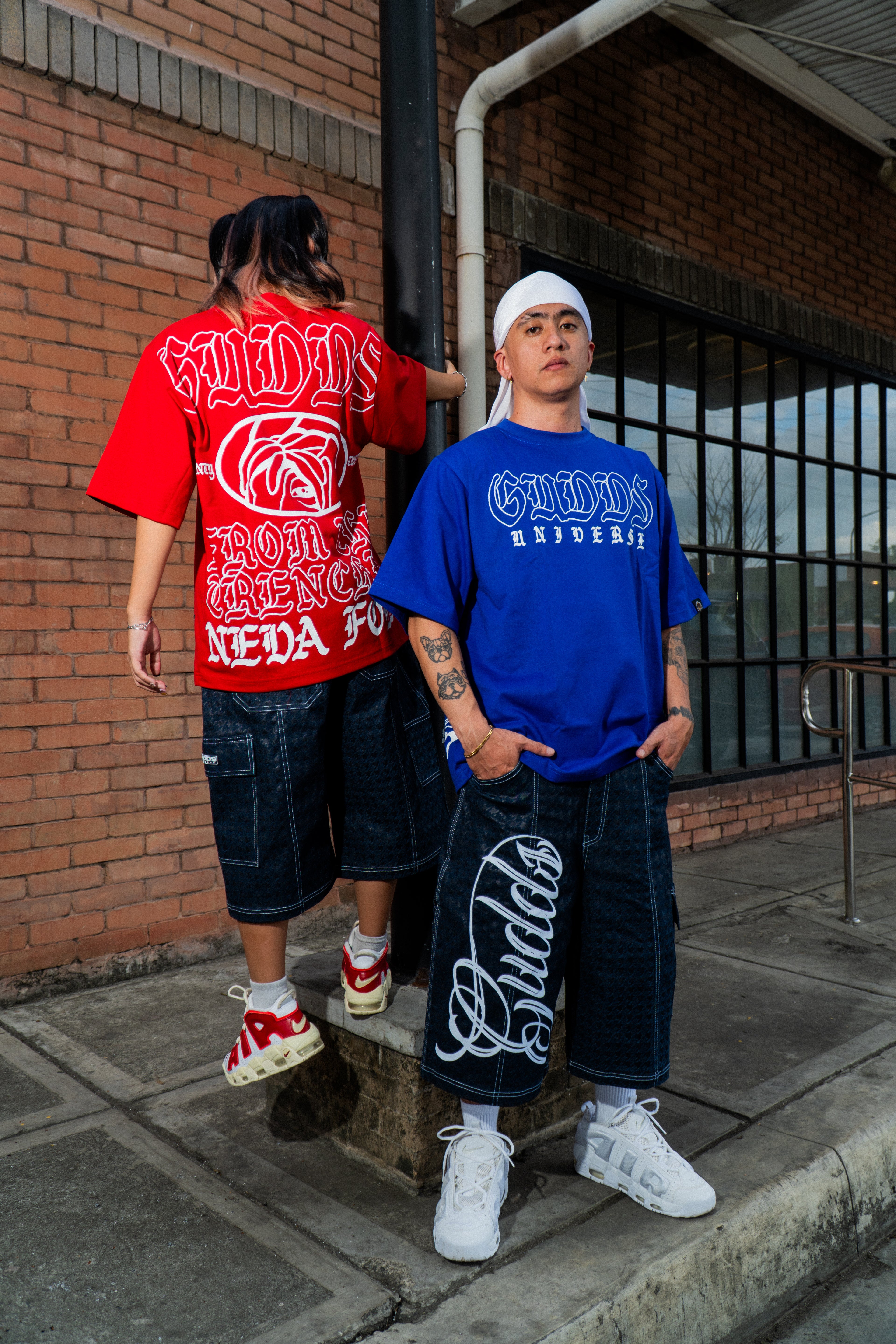 GUDDS UNIVERSE - "NEVA FOLD" BIG BACK PRINT TEE!