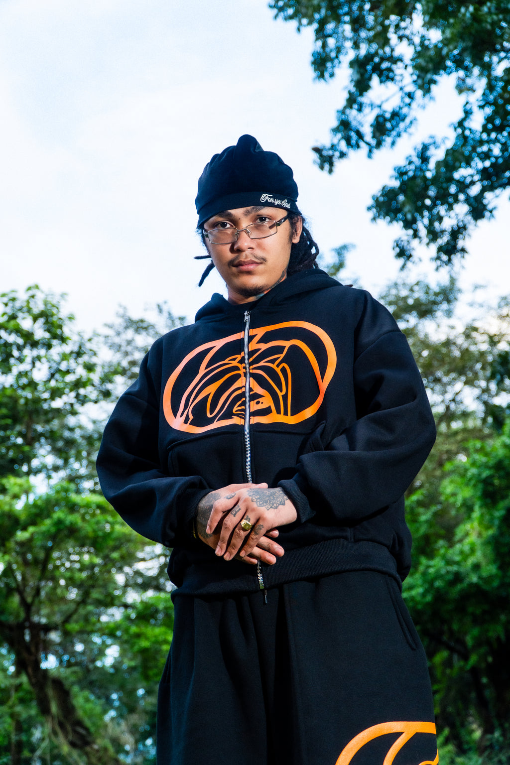 “CAPSOUL” ZIP UP HOODIE