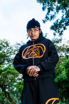 “CAPSOUL” ZIP UP HOODIE